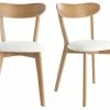 Chaises Vintage Bois Clair Chêne Et Blanc (lot De 2) DOVE -Boutique Miliboo chaises vintage bois clair chene et blanc lot de 2 dove 51056 61deaf875c14b 1200 675