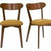 Chaises Vintage Bois Foncé Chêne Et Tissu Effet Velours Jaune Moutarde (lot De 2) DOVE 2 Chaises Vintage Bois Foncé Chêne Et Tissu Effet Velours Jaune Moutarde (lot De 2) DOVE -Boutique Miliboo chaises vintage bois fonce chene et tissu effet velours jaune moutarde lot de 2 dove 51756 6388809e735cb 1200 675