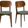 Chaises Vintage Bois Foncé Et Assises En Tissu Kaki (lot De 2) LUCIA 2 Chaises Vintage Bois Foncé Et Assises En Tissu Kaki (lot De 2) LUCIA -Boutique Miliboo chaises vintage bois fonce et assises en tissu kaki lot de 2 lucia 52628 6388cbe353920 1200 675