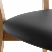 Chaises Vintage En Bois Clair Chêne Et Assise Noire (lot De 2) LUCIA 14 Chaises Vintage En Bois Clair Chêne Et Assise Noire (lot De 2) LUCIA -Boutique Miliboo chaises vintage en bois clair chene et assise noire lot de 2 lucia 51051 61dea485ae43e 1200 675