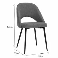 Chaises Vintage En Tissu Effet Velours Texturé Terre Brûlée Et Métal Noir (lot De 2) COSETTE -Boutique Miliboo chaises vintage en tissu effet velours texture terre brulee et metal noir lot de 2 cosette 52077 62cd4d518db8e 1200 675