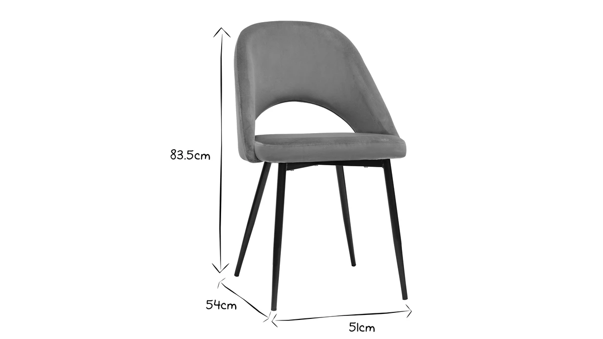 Chaises Vintage En Tissu Velours Bronze Et Métal Noir (lot De 2) COSETTE 10 Chaises Vintage En Tissu Velours Bronze Et Métal Noir (lot De 2) COSETTE – Image 8