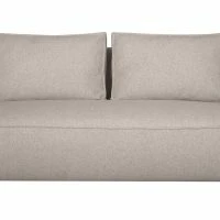 Chauffeuse Double Design En Tissu Beige PLURIEL
