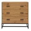 Commode 3 Tiroirs Finition Bois Clair Chêne Et Métal Noir L100 Cm LOVATO -Boutique Miliboo commode 3 tiroirs finition bois clair chene et metal noir l100 cm lovato 53647 63d8ec753bc7d 1200 675