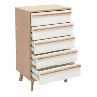 Commode Chiffonnier - Semainier Scandinave 5 Tiroirs L60 Cm HELIA -Boutique Miliboo commode chiffonnier semainier scandinave 5 tiroirs l60 cm helia 23170 618aa29057951 1200 675