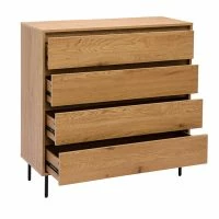 Commode Finition Bois Clair Chêne 4 Tiroirs L100 Cm ARAGON 11 Commode Finition Bois Clair Chêne 4 Tiroirs L100 Cm ARAGON -Boutique Miliboo commode finition bois clair chene 4 tiroirs l100 cm aragon 53643 63b3f0f6a0321 1200 675