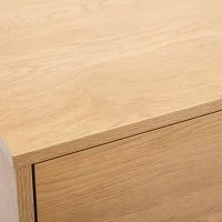 Commode Finition Bois Clair Chêne Et Pieds Métal Noir 3 Tiroirs L100 Cm PERNELLE -Boutique Miliboo commode finition bois clair chene et pieds metal noir 3 tiroirs l100 cm pernelle 53639 63d7f4f33ee5e 1200 675