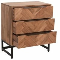 Commode Industrielle 3 Tiroirs En Bois Massif Et Métal Noir L70 Cm STICK -Boutique Miliboo commode industrielle 3 tiroirs en bois massif et metal noir l70 cm stick 46434 5db2c80636e27 1200 675