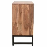 Commode Industrielle 3 Tiroirs En Bois Massif Et Métal Noir L70 Cm STICK -Boutique Miliboo commode industrielle 3 tiroirs en bois massif et metal noir l70 cm stick 46434 5db2c8084104c 1200 675