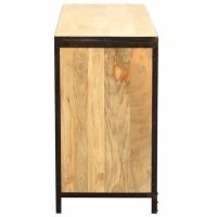 Commode Industrielle En Bois Manguier Massif Et Métal Noir 6 Tiroirs L130 Cm INDUSTRIA -Boutique Miliboo commode industrielle en bois manguier massif et metal noir 6 tiroirs l130 cm industria 32782 61b747f11bb81 1200 675