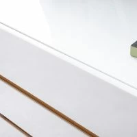 Commode Scandinave Finition Blanc Brillant Laqué 6 Tiroirs L160 Cm MELKA -Boutique Miliboo commode scandinave finition blanc brillant laque 6 tiroirs l160 cm melka 32037 5c9a33358c34c 1200 675