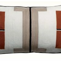 Coussin Brodé Rouge 40 X 65 Cm YOGI