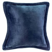 Coussin Doux Bleu 50 X 50 Cm FERO