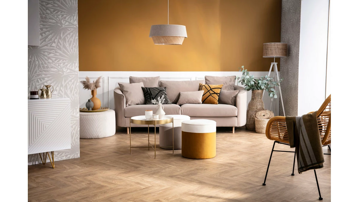 Coussin En Coton Bronze Avec Motif Noir Brodé 45 X 45 Cm CROP 5 Coussin En Coton Bronze Avec Motif Noir Brodé 45 X 45 Cm CROP – Image 3