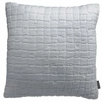 Coussin En Coton Texturé Gris Perle 45 X 45 Cm WAFLE