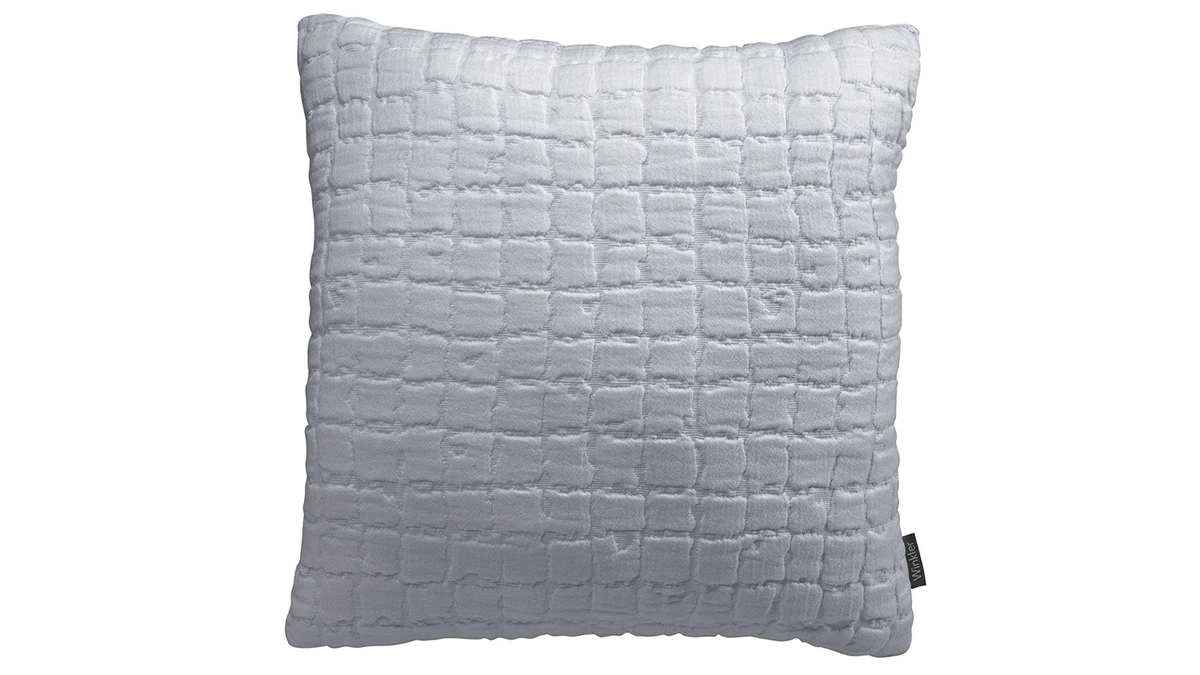 Coussin En Coton Texturé Gris Perle 45 X 45 Cm WAFLE 3 Coussin En Coton Texturé Gris Perle 45 X 45 Cm WAFLE