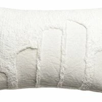 Coussin En Coton Texturé Ivoire 40 X 65 Cm SNOW