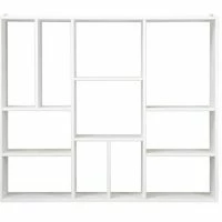Étagère Murale Design En Bois Blanc L110 Cm CASYM