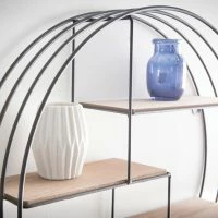 Etagère Murale Design Ronde Bois Et Métal ENSO -Boutique Miliboo etagere murale design ronde bois et metal enso 43094 5bb3747e319a0 1200 675