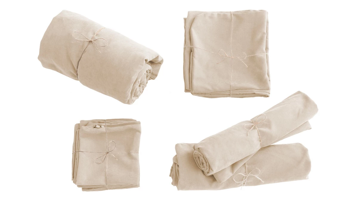 Housse De Canapé En Tissu écru FEVER HOUSSE 4 Housse De Canapé En Tissu écru FEVER HOUSSE – Image 2