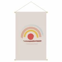 Kakemono Enfant Arc-en-ciel L40 X L60 Cm HAPPY