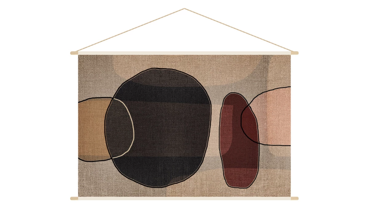 Kakemono Formes Abstraites L150 X L100 Cm ARON 3 Kakemono Formes Abstraites L150 X L100 Cm ARON