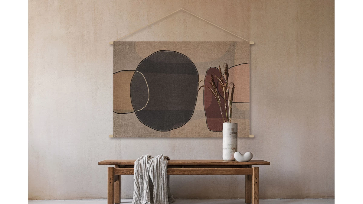 Kakemono Formes Abstraites L150 X L100 Cm ARON 4 Kakemono Formes Abstraites L150 X L100 Cm ARON – Image 2