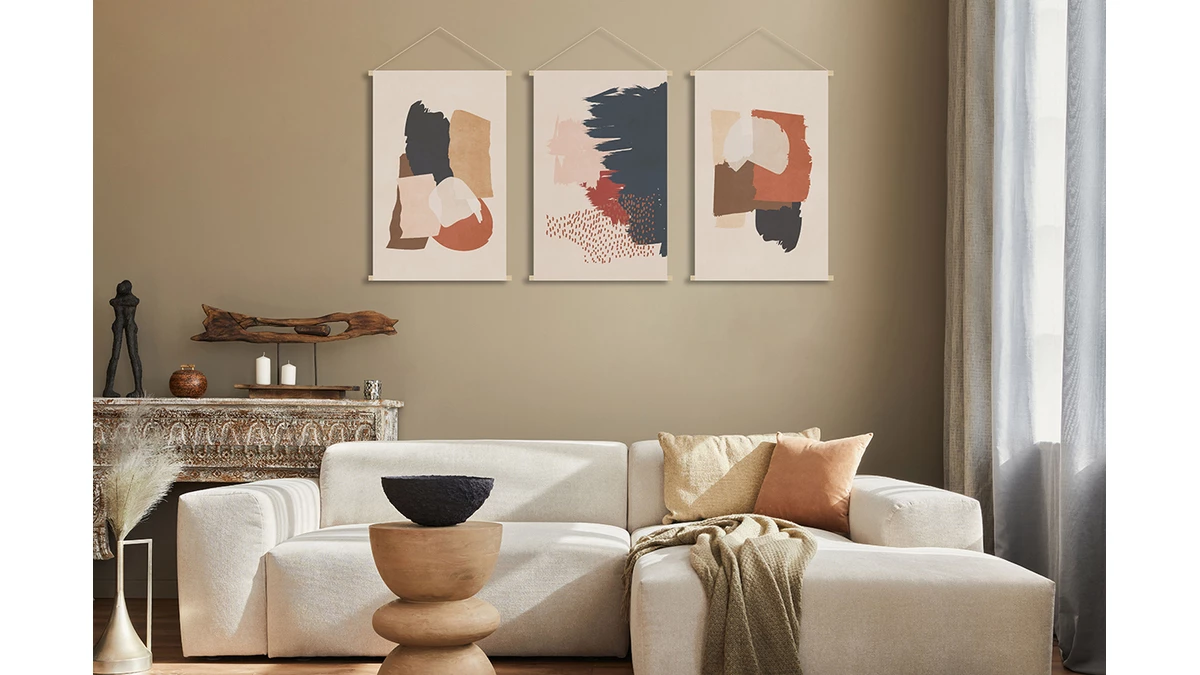 Kakemono Formes Abstraites L40 X L60 Cm SAHARA 6 Kakemono Formes Abstraites L40 X L60 Cm SAHARA – Image 4