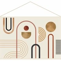 Kakemono Motifs Graphiques L120 X L80 Cm SHADKA