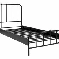 Lit 1 Place 90x190 Cm En Métal Noir AUGUSTE -Boutique Miliboo lit 1 place 90x190 cm en metal noir auguste 50485 61c4ac9af3325 1200 675