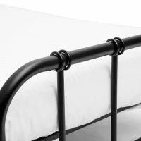 Lit 1 Place 90x190 Cm En Métal Noir AUGUSTE -Boutique Miliboo lit 1 place 90x190 cm en metal noir auguste 50485 61c4aca230979 1200 675