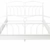 Lit 2 Places 140x200 Cm En Métal Blanc NOTTE -Boutique Miliboo lit 2 places 140x200 cm en metal blanc notte 48951 6023ff73baff1 1200 675