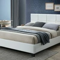 Lit 2 Places 160x200 Cm Blanc SOLAL -Boutique Miliboo lit 2 places 160x200 cm blanc solal 43882 5cd553c0a3893 1200 675