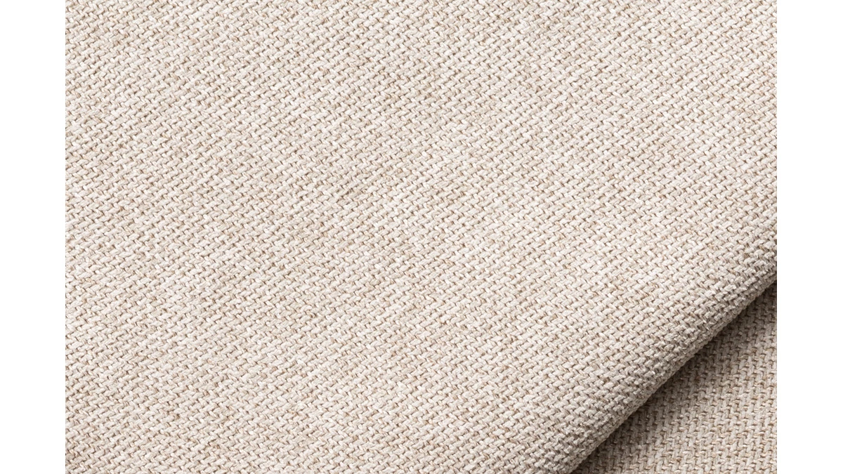 Méridienne Angle Droit En Tissu Beige PLURIEL 7 Méridienne Angle Droit En Tissu Beige PLURIEL – Image 5
