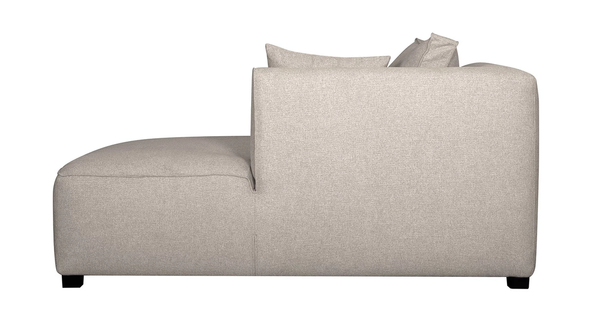 Méridienne Angle Droit En Tissu Beige PLURIEL 6 Méridienne Angle Droit En Tissu Beige PLURIEL – Image 4