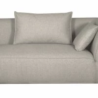 Module D'angle Droit Pour Canapé En Tissu Beige PLURIEL