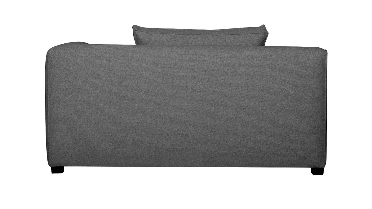 Module D'angle Droit Pour Canapé En Tissu Gris Anthracite PLURIEL 6 Module D'angle Droit Pour Canapé En Tissu Gris Anthracite PLURIEL – Image 4