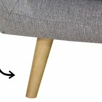 Pieds Bois Clair Hêtre Massif (lot De 4) OLAF