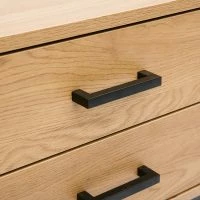 Table De Chevet 2 Tiroirs Finition Bois Clair Chêne Et Métal Noir L50 Cm LOVATO -Boutique Miliboo table de chevet 2 tiroirs finition bois clair chene et metal noir l50 cm lovato 53648 63d8ed6bab274 1200 675