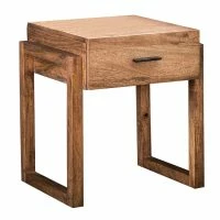 Table De Chevet Avec Tiroir En Manguier Massif DALE