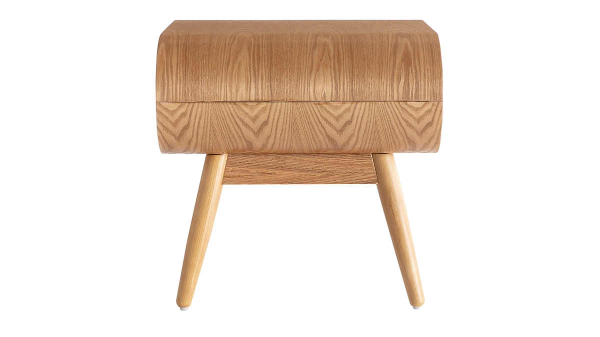 Table De Chevet Design Frêne 1 Tiroir BJORG 5 Table De Chevet Design Frêne 1 Tiroir BJORG – Image 3