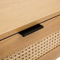 Table De Chevet En Bois Clair, Cannage Rotin Et Métal Noir L50 Cm MANILLE -Boutique Miliboo table de chevet en bois clair cannage rotin et metal noir l50 cm manille 53633 63ac28d369fcb 1200 675