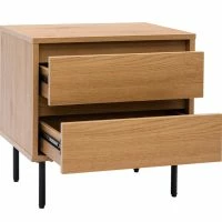 Table De Chevet Finition Bois Clair Chêne 2 Tiroirs L50 Cm ARAGON -Boutique Miliboo table de chevet finition bois clair chene 2 tiroirs l50 cm aragon 53641 63b2fa4758b67 1200 675