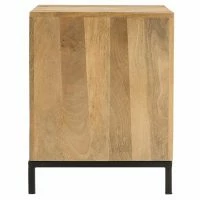 Table De Chevet Manguier Massif Et Métal Perforé RACK -Boutique Miliboo table de chevet manguier massif et metal perfore rack 44432 5bc689ce10d1b 1200 675