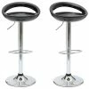 Tabouret De Bar / Cuisine Noir Moderne COMET (lot De 2)