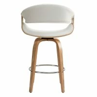 Tabouret De Bar Design Blanc Et Bois Clair 65 Cm ARAMIS -Boutique Miliboo tabouret de bar design blanc et bois clair 65 cm aramis 46779 5d691b02a77cc 1200 675