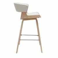Tabouret De Bar Design Blanc Et Bois Clair H65 Cm SYRAH -Boutique Miliboo tabouret de bar design blanc et bois clair h65 cm syrah 51306 6273da37033b2 1200 675