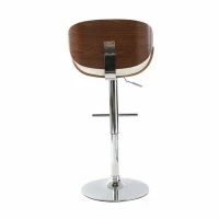 Tabouret De Bar Design Blanc Et Bois Foncé WALNUT -Boutique Miliboo tabouret de bar design blanc et bois fonce walnut 31345 5bb763b9d7e0d 1200 675