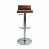 Tabouret De Bar Design En Bois Coloris Noyer SURF V2