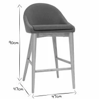 Tabouret De Bar Design En Tissu Gris Anthracite Et Bois Clair 65 Cm DALIA 12 Tabouret De Bar Design En Tissu Gris Anthracite Et Bois Clair 65 Cm DALIA -Boutique Miliboo tabouret de bar design en tissu gris anthracite et bois clair 65 cm dalia 24484 5f5f4ab4e9977 1200 675
